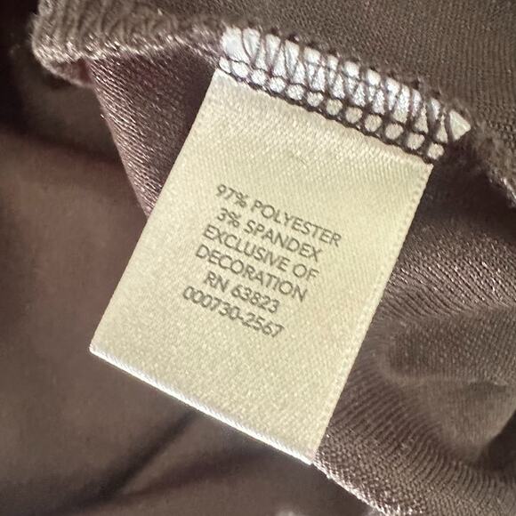 Christopher & Banks Black Velvet Top Beaded Whimisgoth Goth Witchy Boho Size XL - Picture 7 of 9